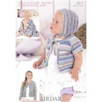 (SLX 4517 Cardigan, Bonnet & Blanket)